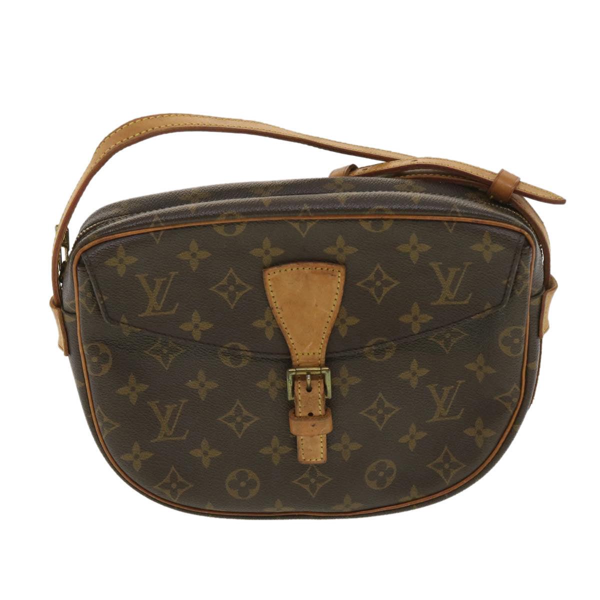 LOUIS VUITTON Monogram Jeune Fille MM Shoulder Bag M51226 LV rd4107