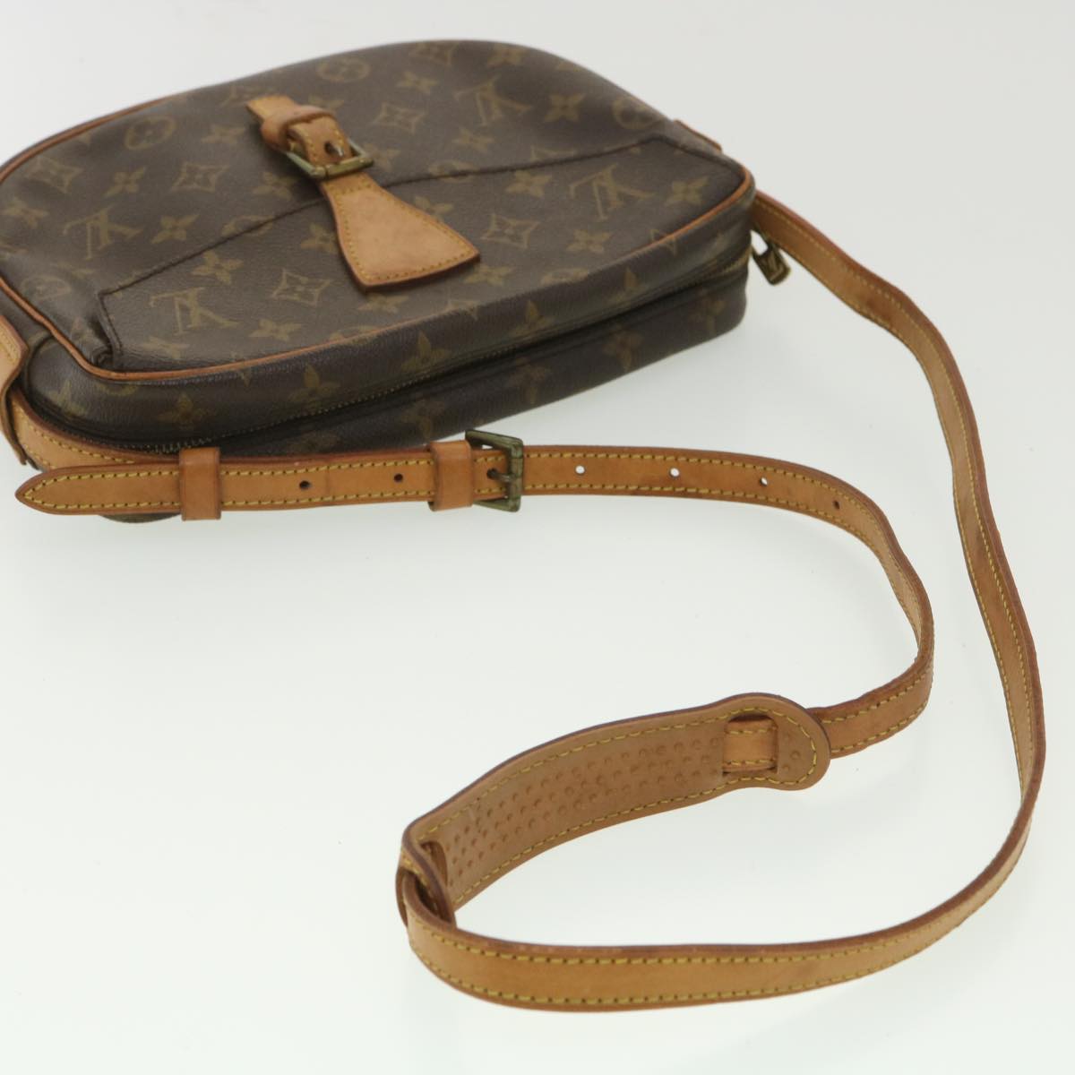LOUIS VUITTON Monogram Jeune Fille MM Shoulder Bag M51226 LV rd4107