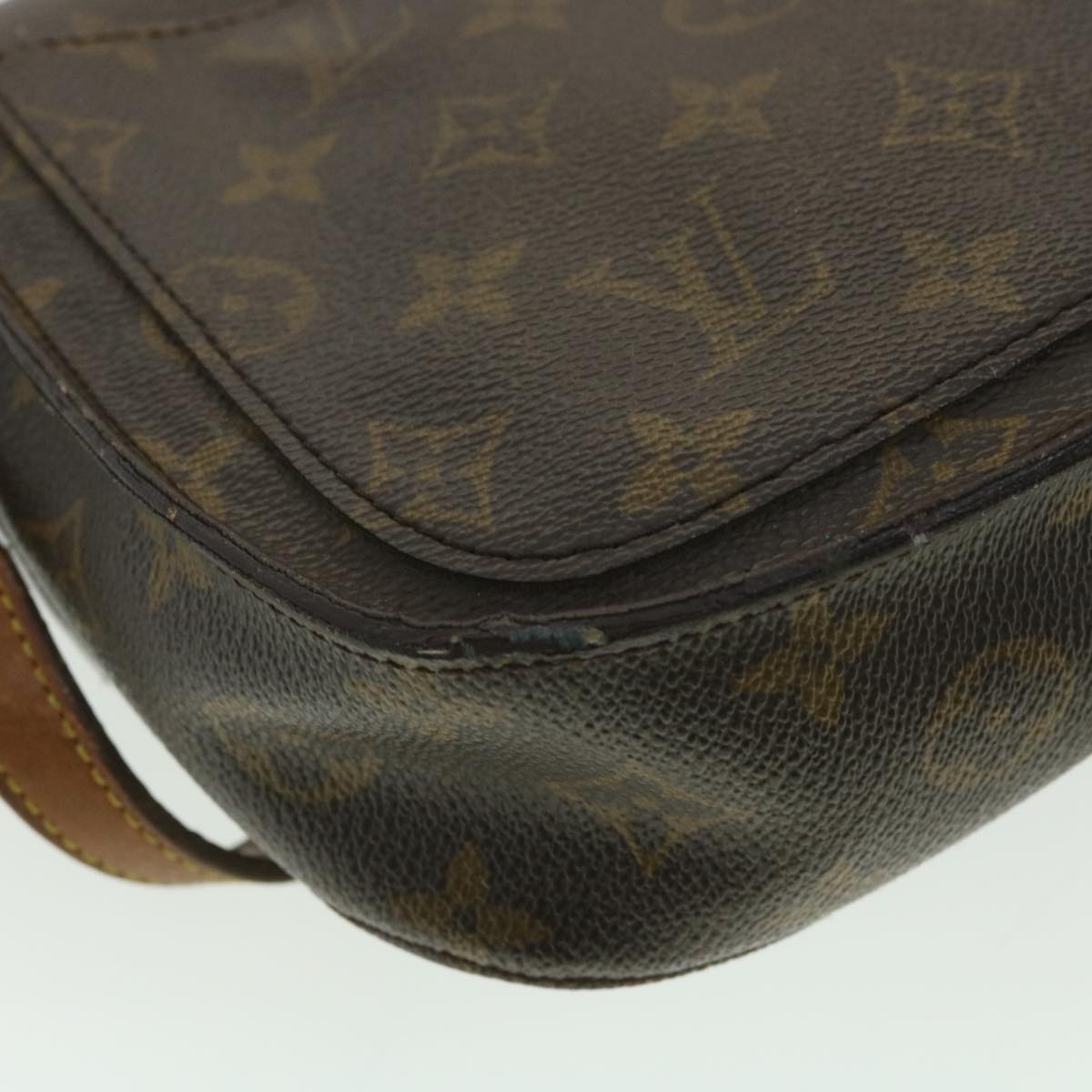 LOUIS VUITTON Monogram Saint Cloud MM Shoulder Bag M51243 LV rd4200