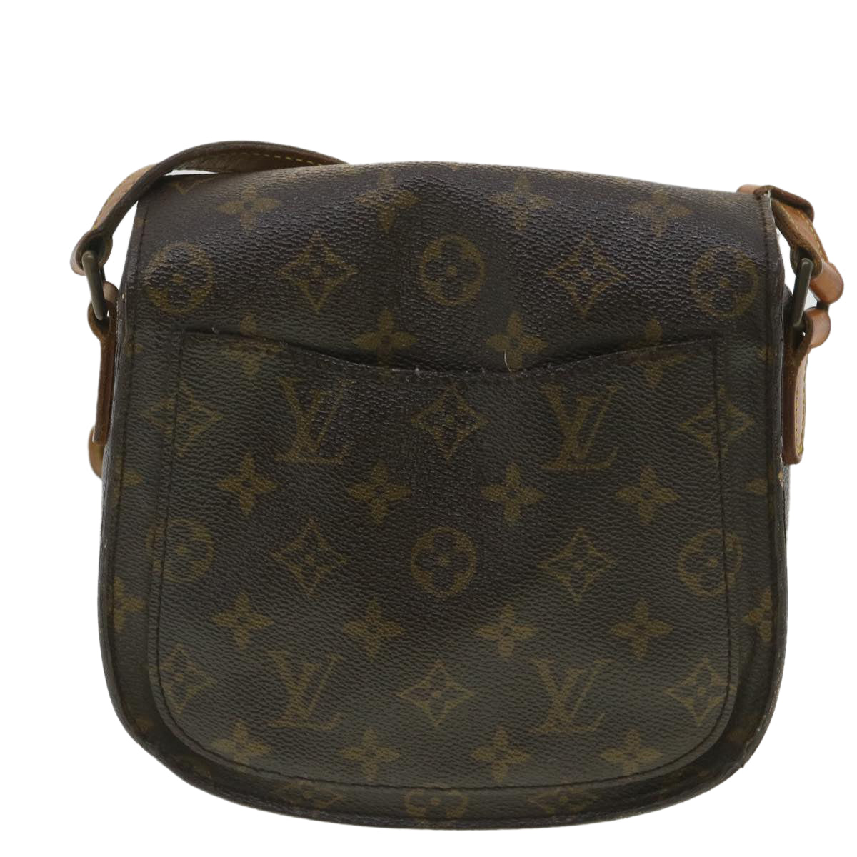 LOUIS VUITTON Monogram Saint Cloud MM Shoulder Bag M51243 LV rd4200