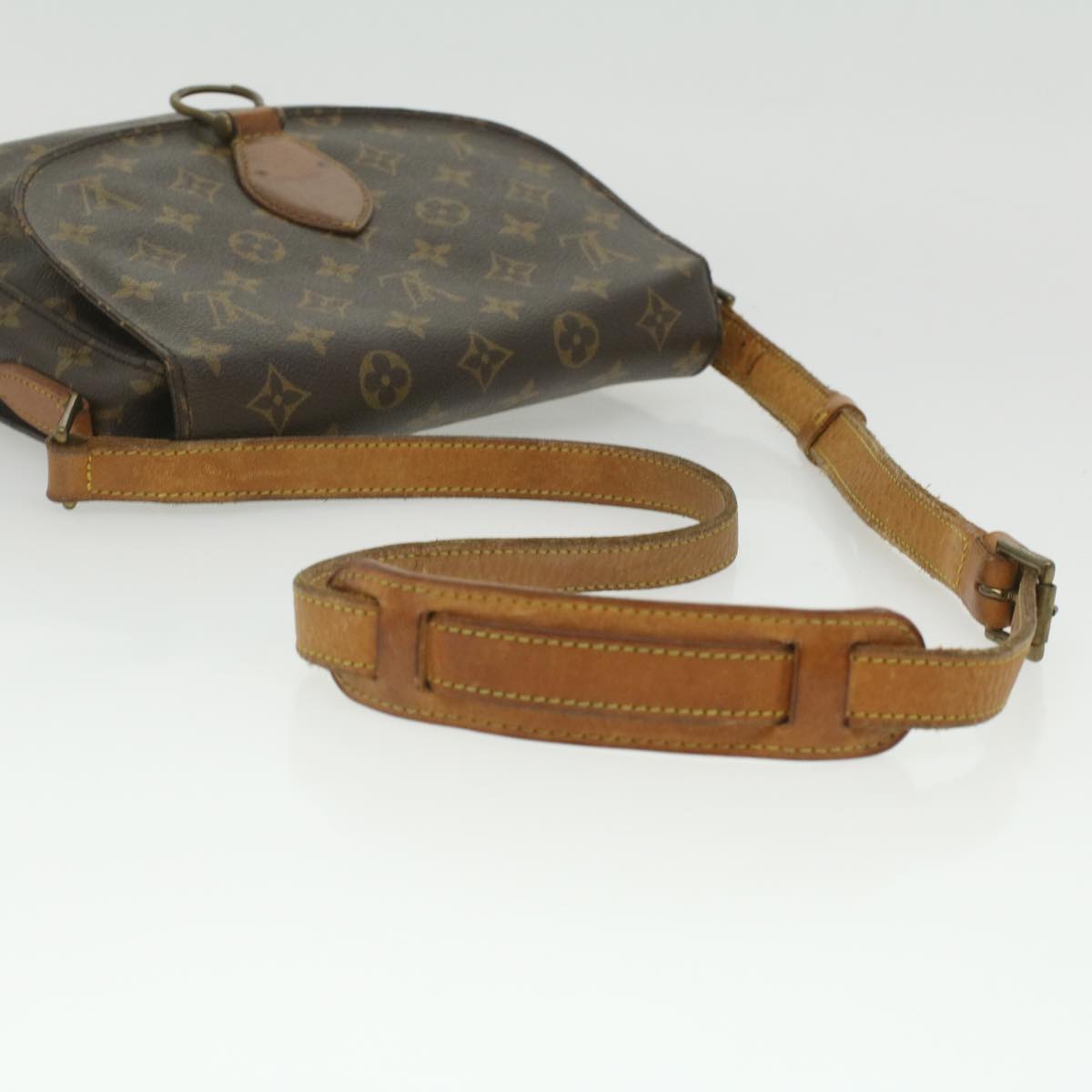 LOUIS VUITTON Monogram Saint Cloud GM Shoulder Bag M51242 LV rd4280