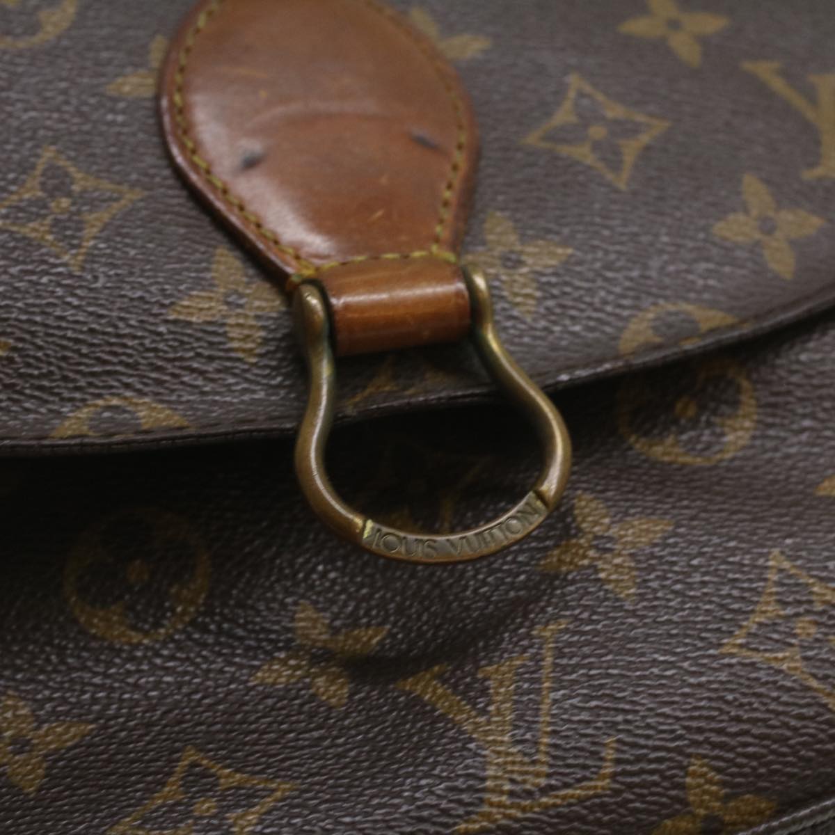LOUIS VUITTON Monogram Saint Cloud GM Shoulder Bag M51242 LV rd4280