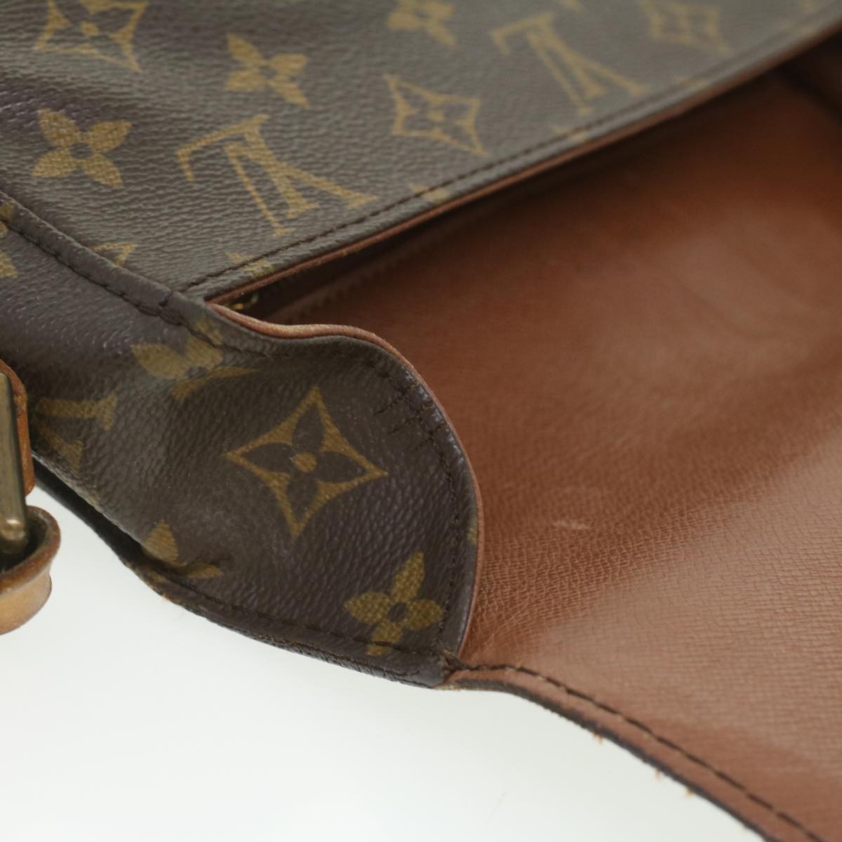 LOUIS VUITTON Monogram Saint Cloud GM Shoulder Bag M51242 LV rd4280