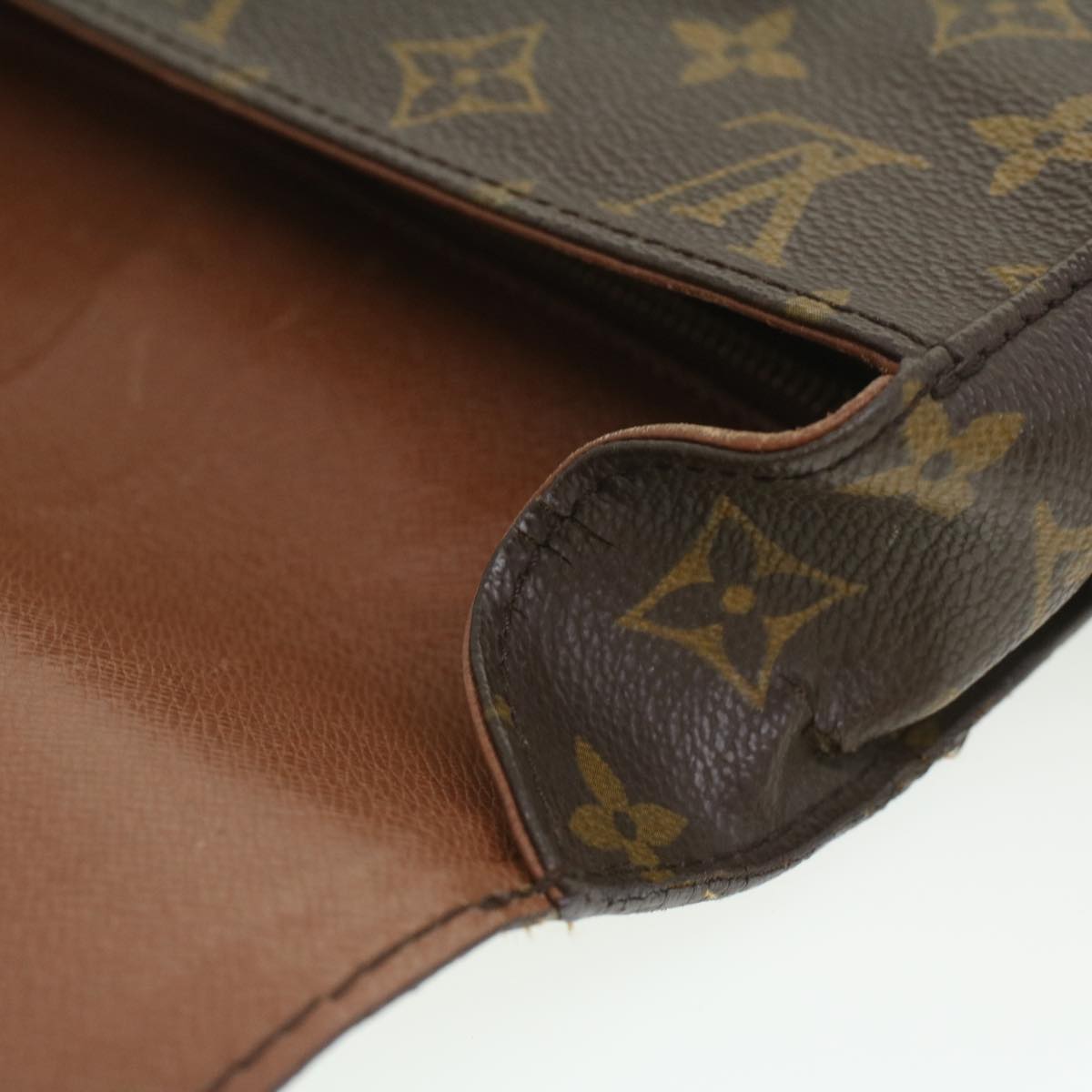 LOUIS VUITTON Monogram Saint Cloud GM Shoulder Bag M51242 LV rd4280
