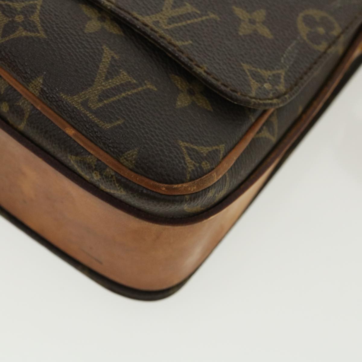 LOUIS VUITTON Monogram Cartouchiere GM Shoulder Bag M51252 LV rd4323