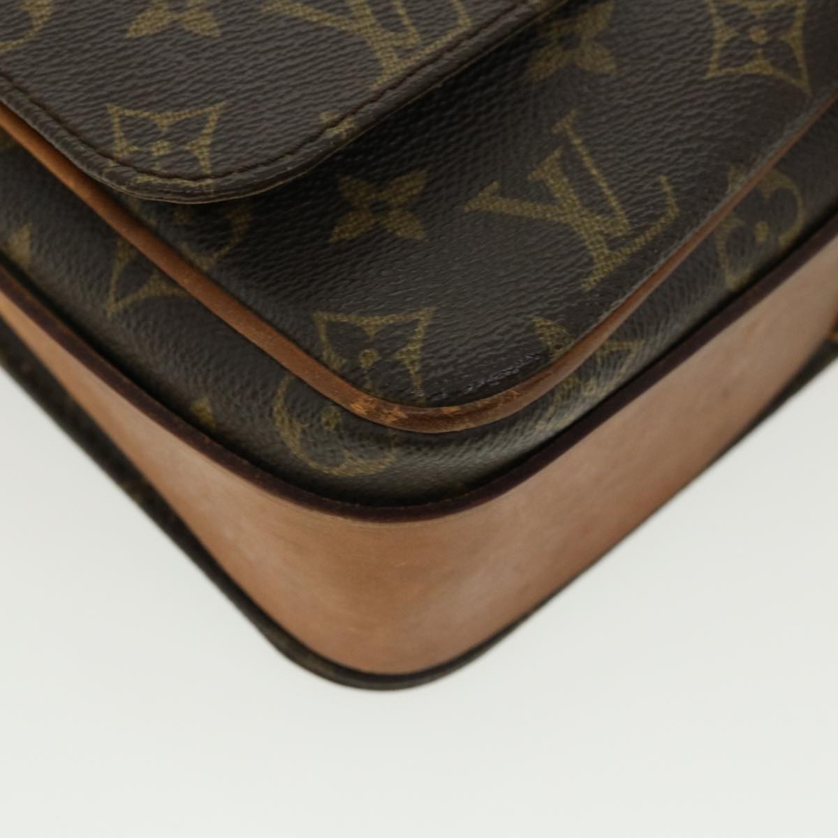 LOUIS VUITTON Monogram Cartouchiere GM Shoulder Bag M51252 LV rd4323