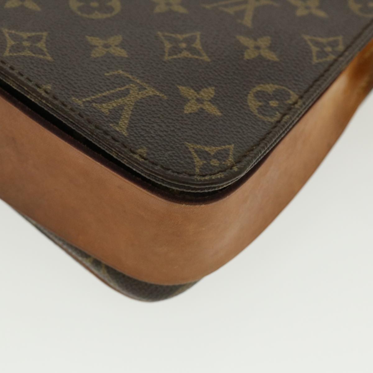 LOUIS VUITTON Monogram Cartouchiere GM Shoulder Bag M51252 LV rd4323