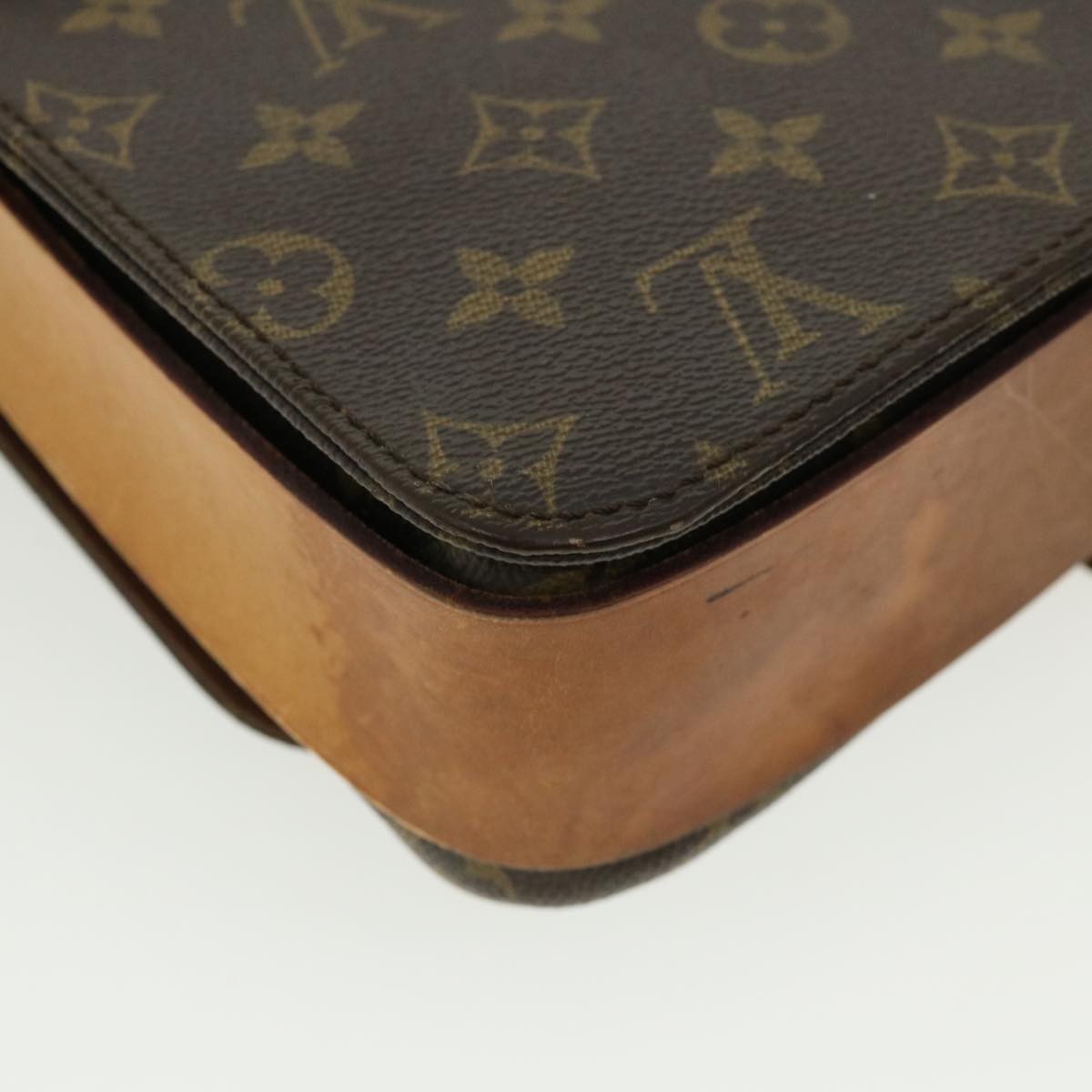 LOUIS VUITTON Monogram Cartouchiere GM Shoulder Bag M51252 LV rd4323