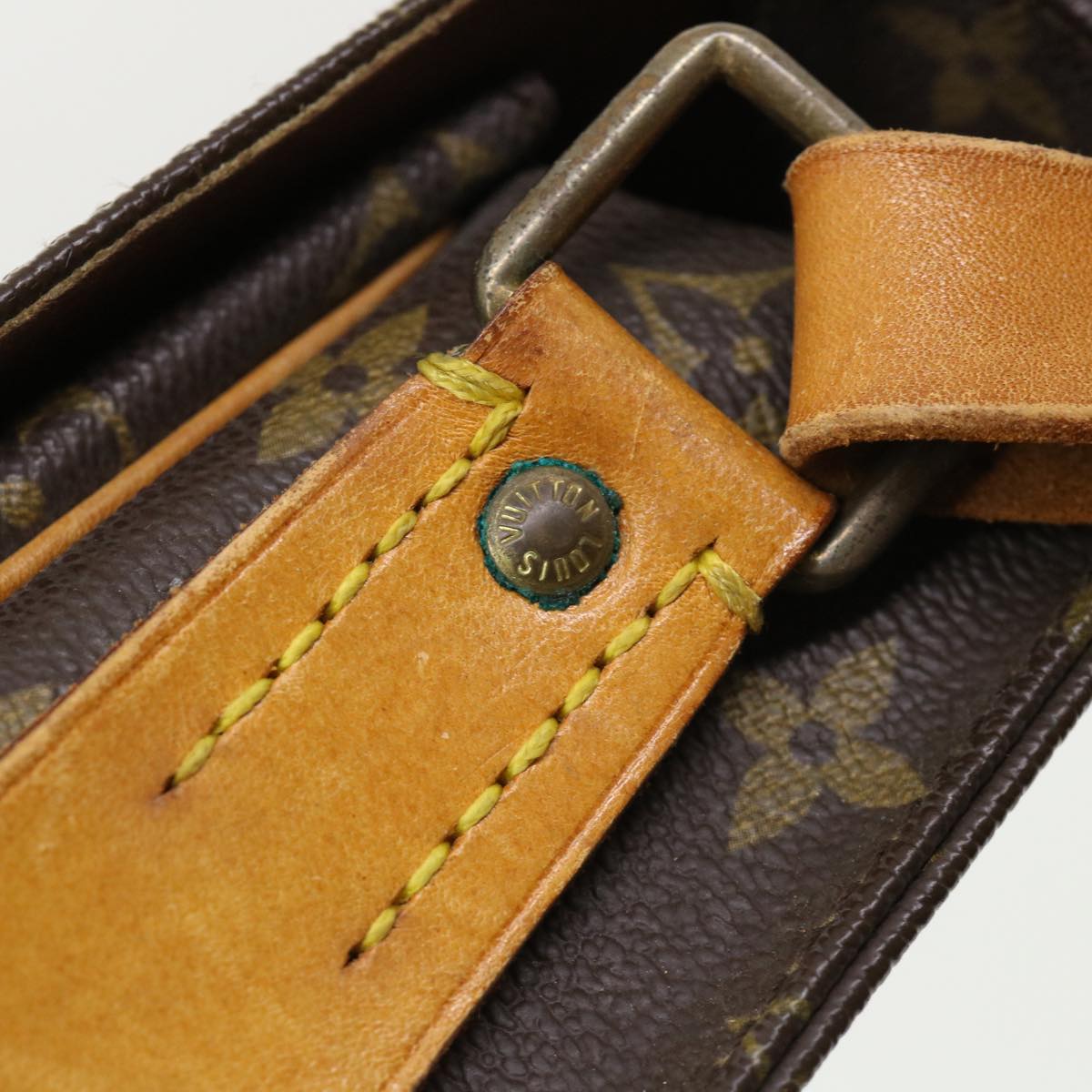 LOUIS VUITTON Monogram Cartouchiere GM Shoulder Bag M51252 LV rd4323