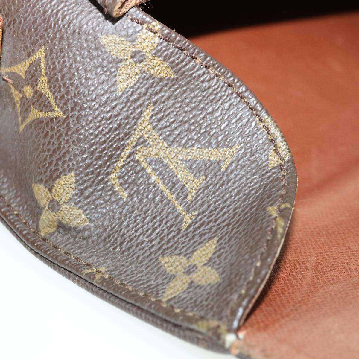 LOUIS VUITTON Monogram Cartouchiere GM Shoulder Bag M51252 LV rd4323