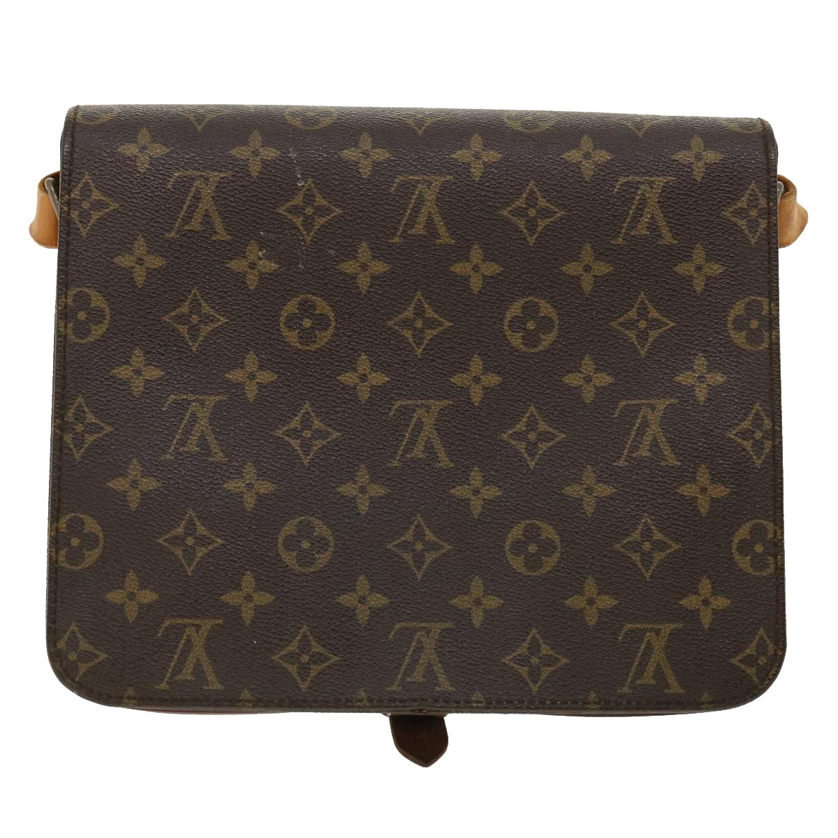 LOUIS VUITTON Monogram Cartouchiere GM Shoulder Bag M51252 LV rd4323