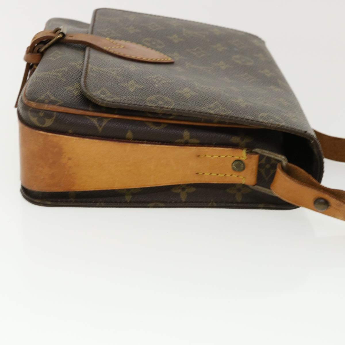 LOUIS VUITTON Monogram Cartouchiere GM Shoulder Bag M51252 LV rd4323