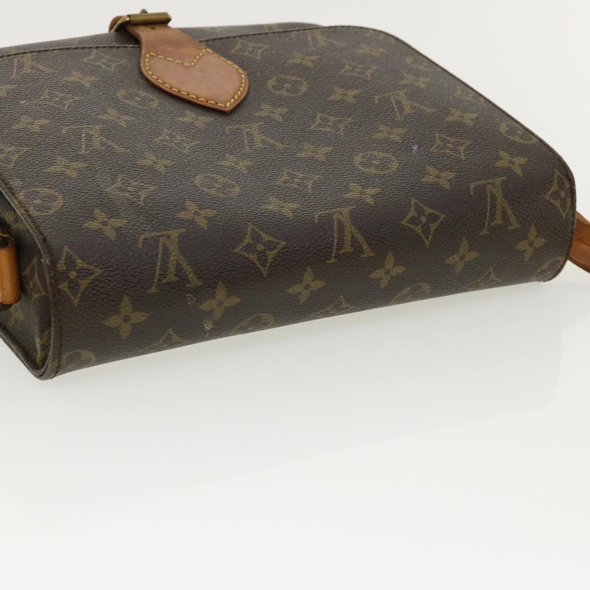 LOUIS VUITTON Monogram Cartouchiere GM Shoulder Bag M51252 LV rd4323