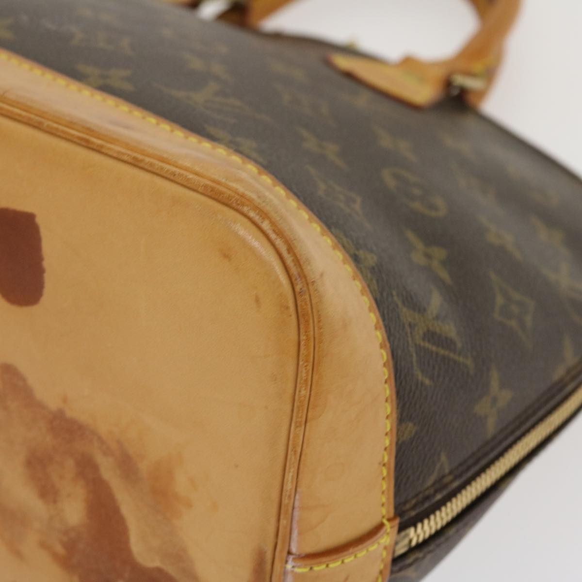 LOUIS VUITTON Monogram Alma Hand Bag M51130 LV rd4333