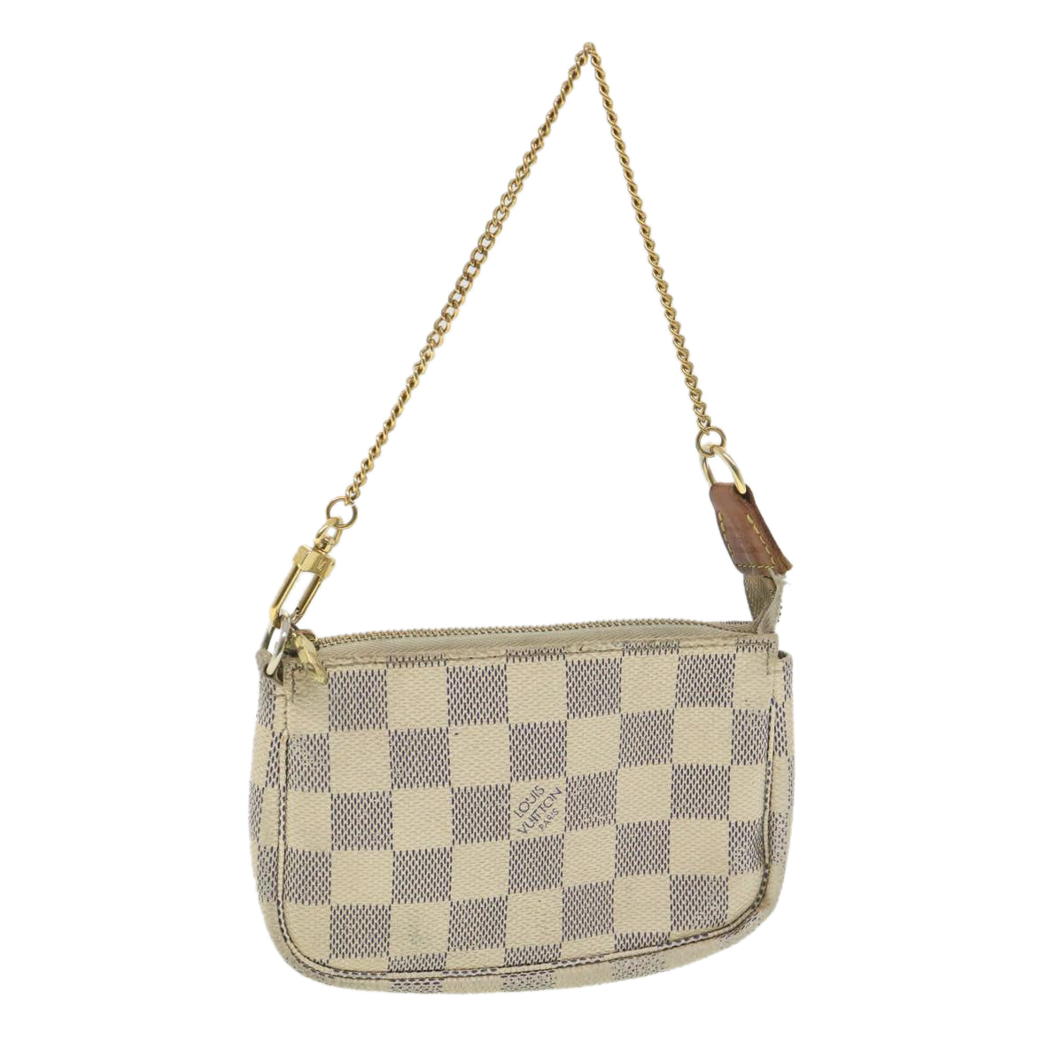 LOUIS VUITTON Damier Azur Mini Pochette Accessoires Pouch N58010 LV rd4336