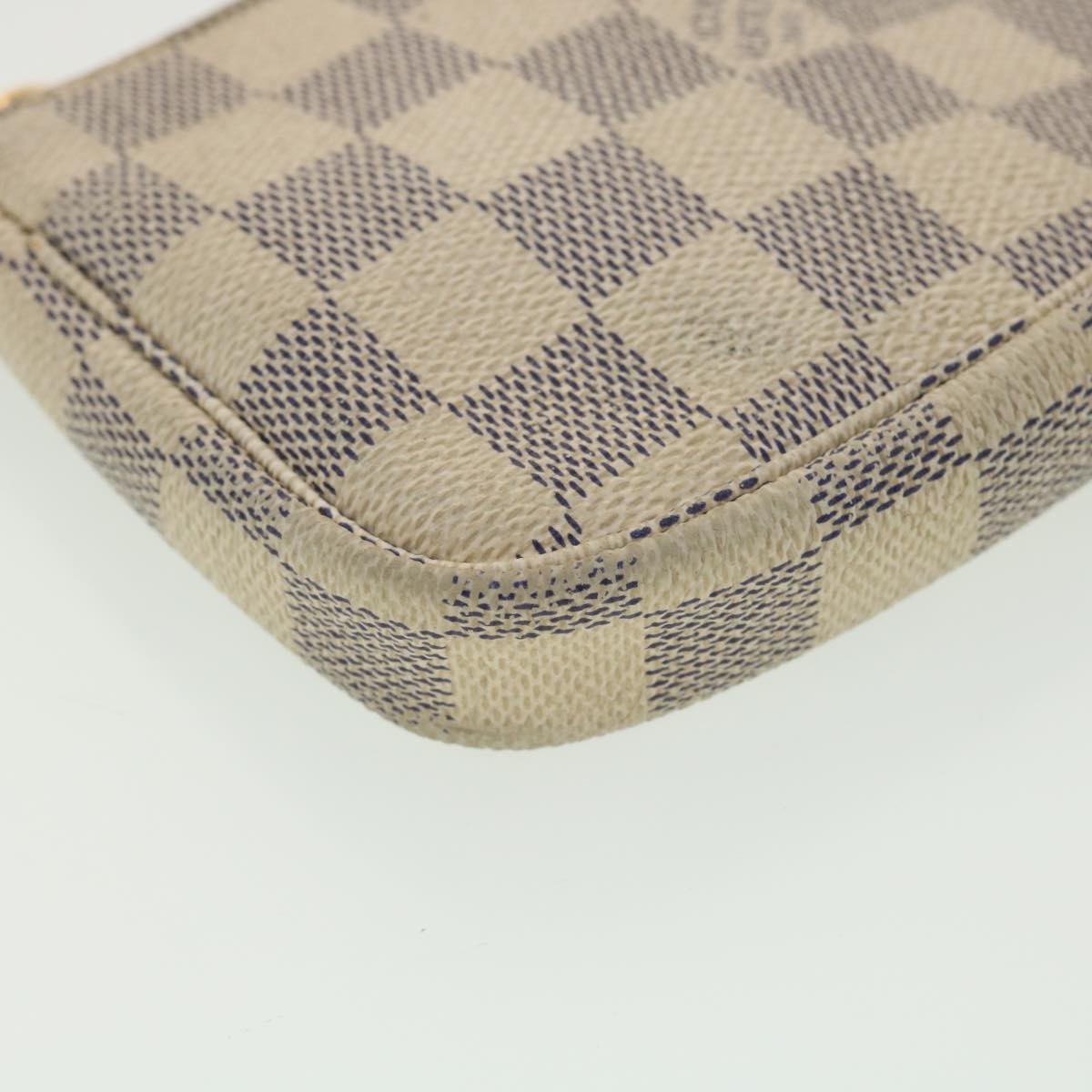 LOUIS VUITTON Damier Azur Mini Pochette Accessoires Pouch N58010 LV rd4336