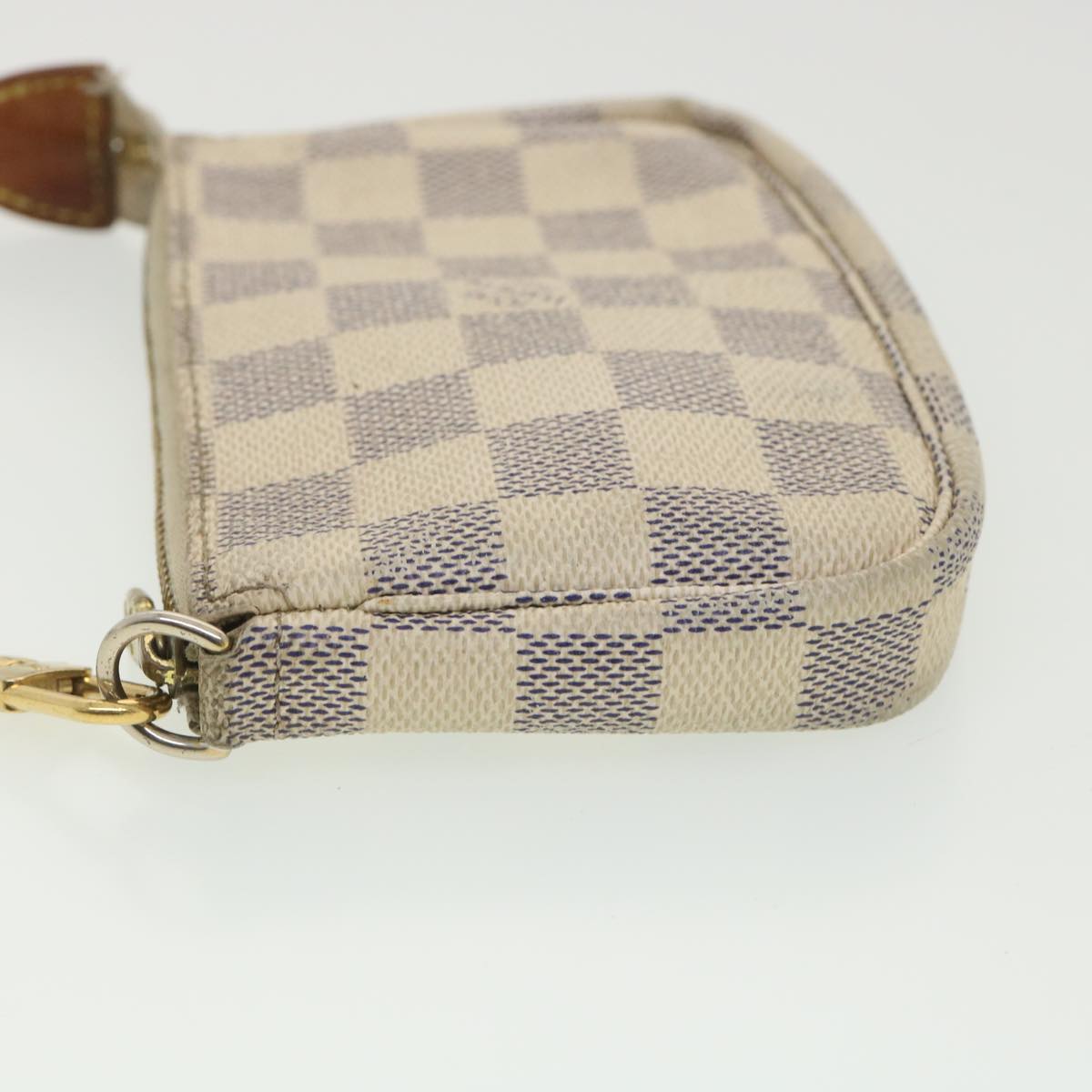 LOUIS VUITTON Damier Azur Mini Pochette Accessoires Pouch N58010 LV rd4336