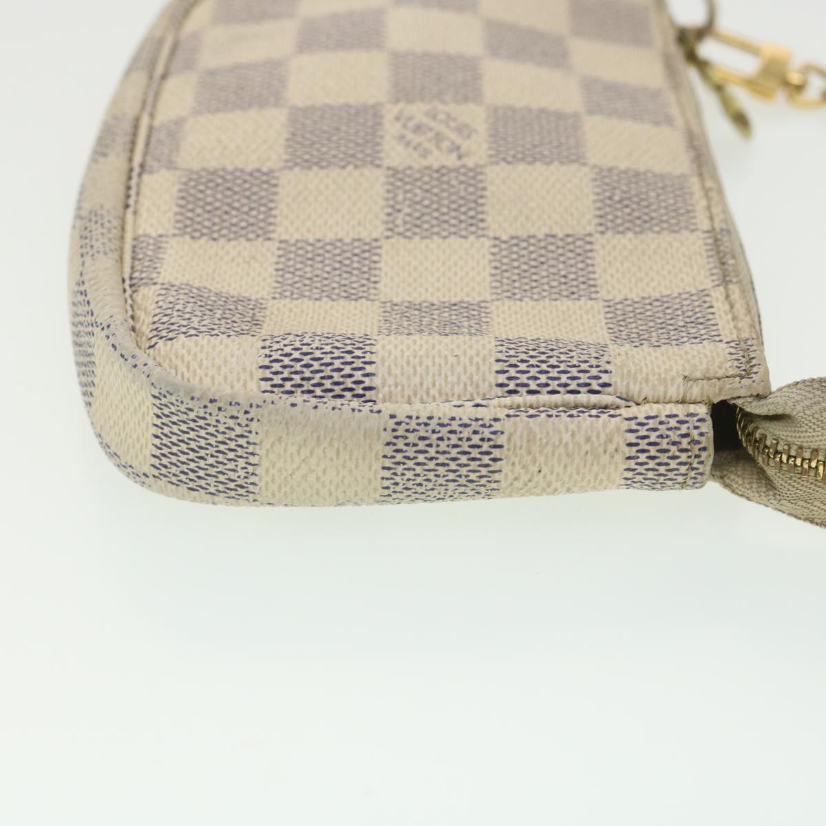 LOUIS VUITTON Damier Azur Mini Pochette Accessoires Pouch N58010 LV rd4336