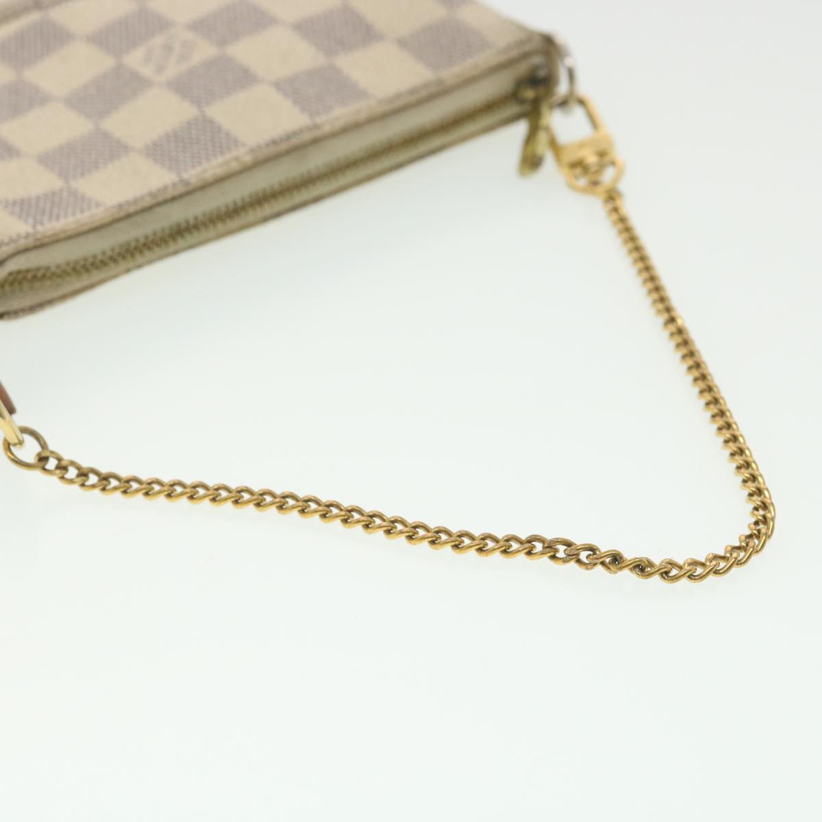 LOUIS VUITTON Damier Azur Mini Pochette Accessoires Pouch N58010 LV rd4336