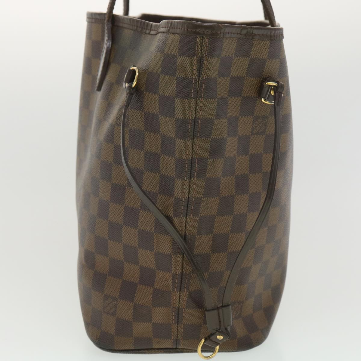 LOUIS VUITTON Damier Ebene Neverfull MM Tote Bag N51105 LV rd4337