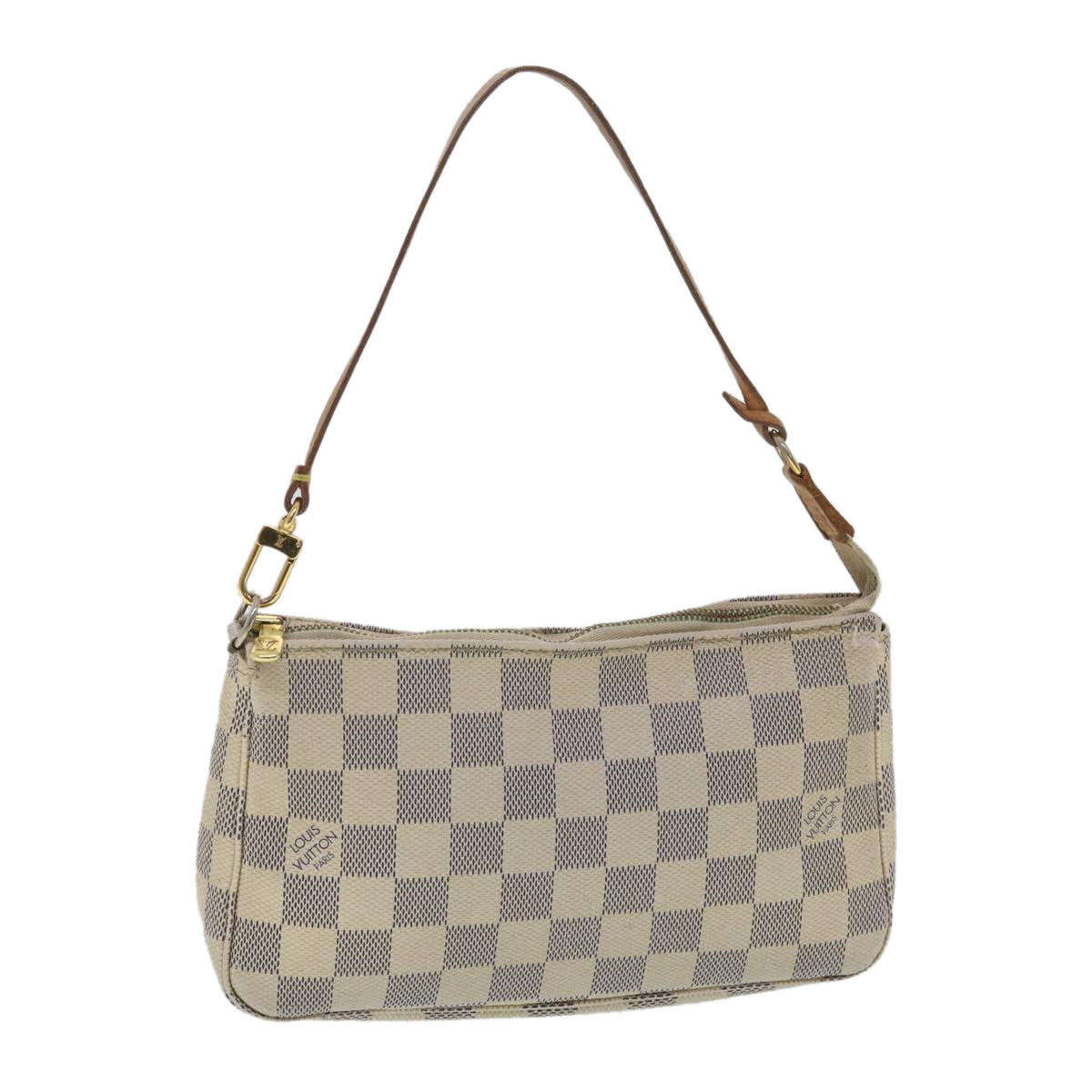 LOUIS VUITTON Damier Azur Pochette Accessoires Pouch N51986 LV rd4364
