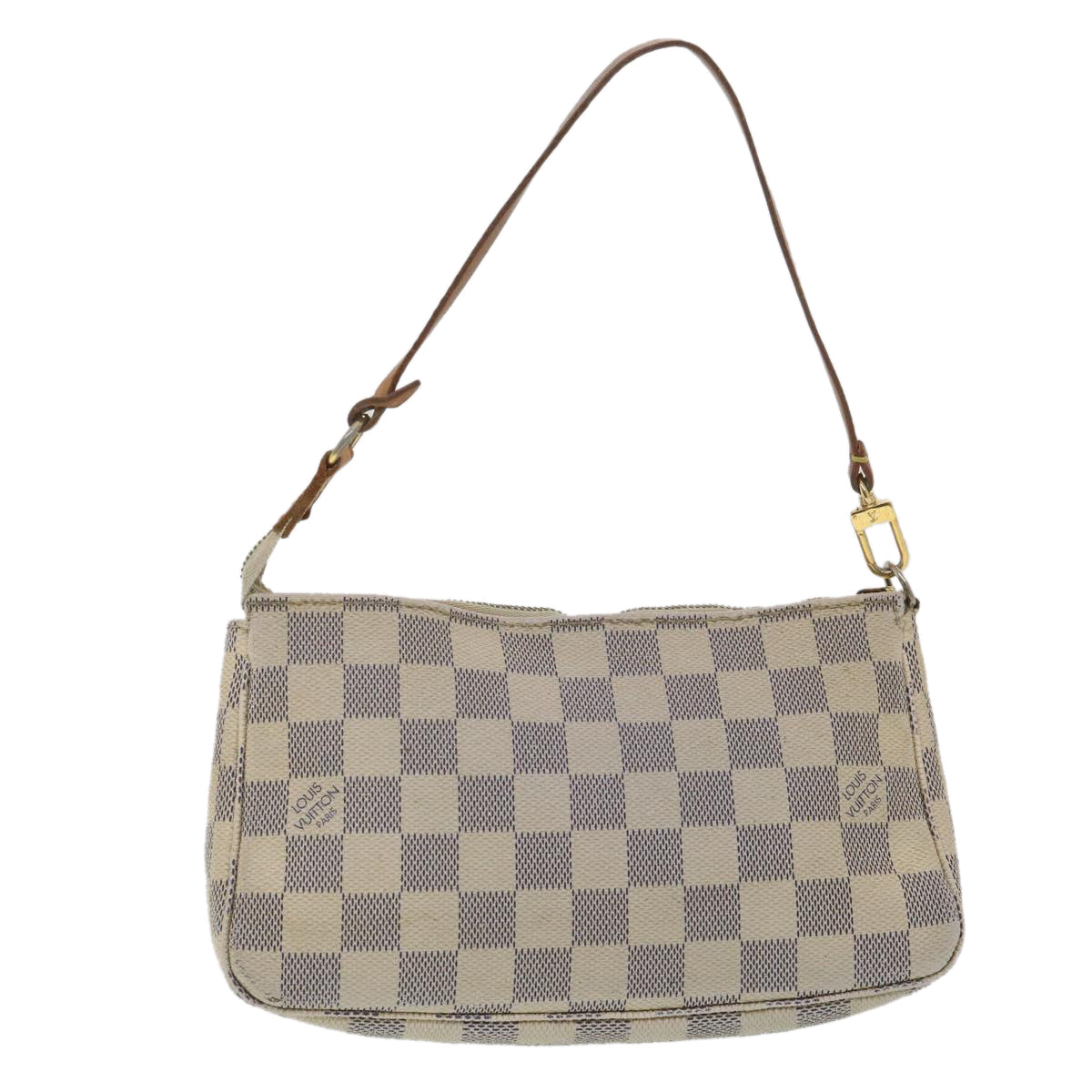 LOUIS VUITTON Damier Azur Pochette Accessoires Pouch N51986 LV rd4364