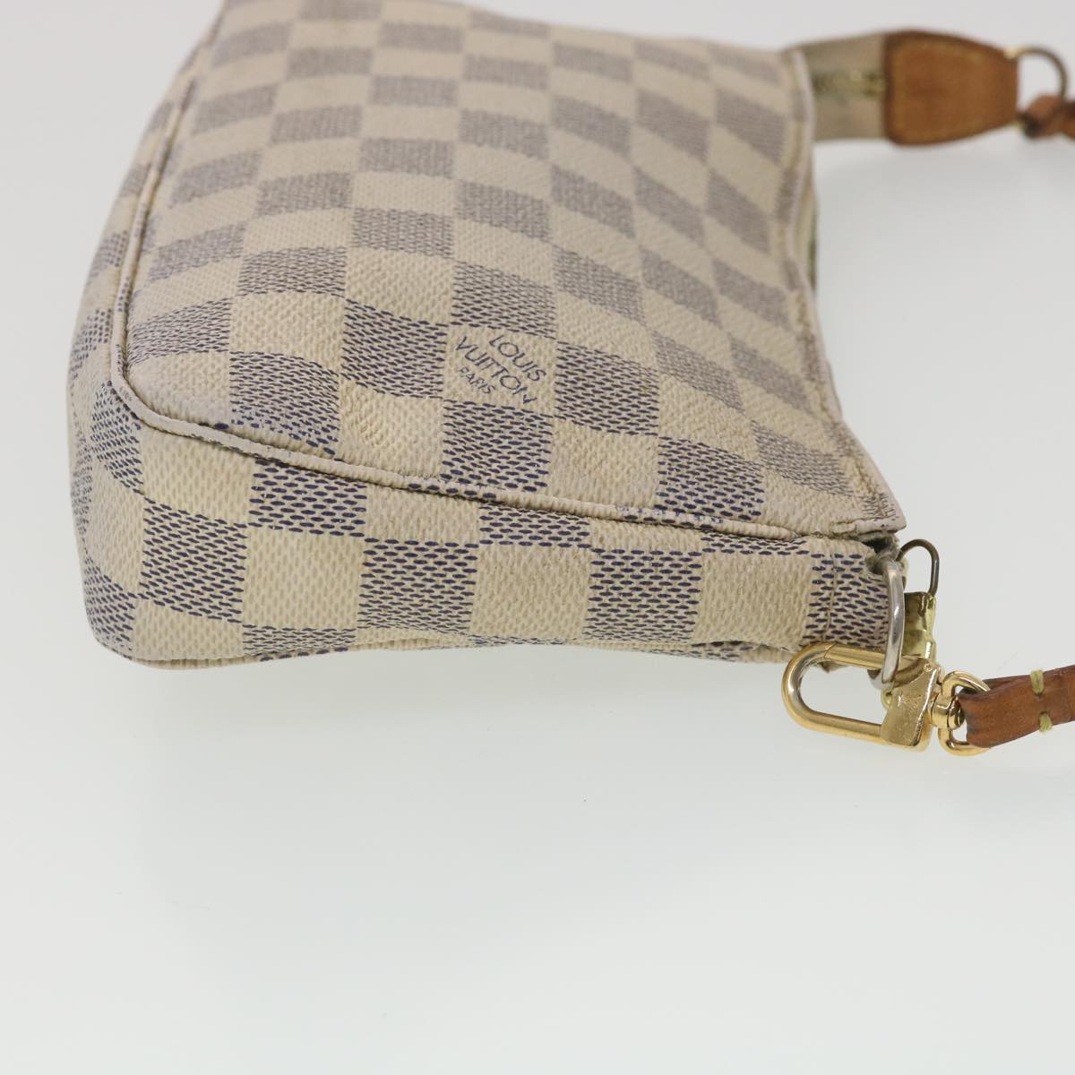 LOUIS VUITTON Damier Azur Pochette Accessoires Pouch N51986 LV rd4364