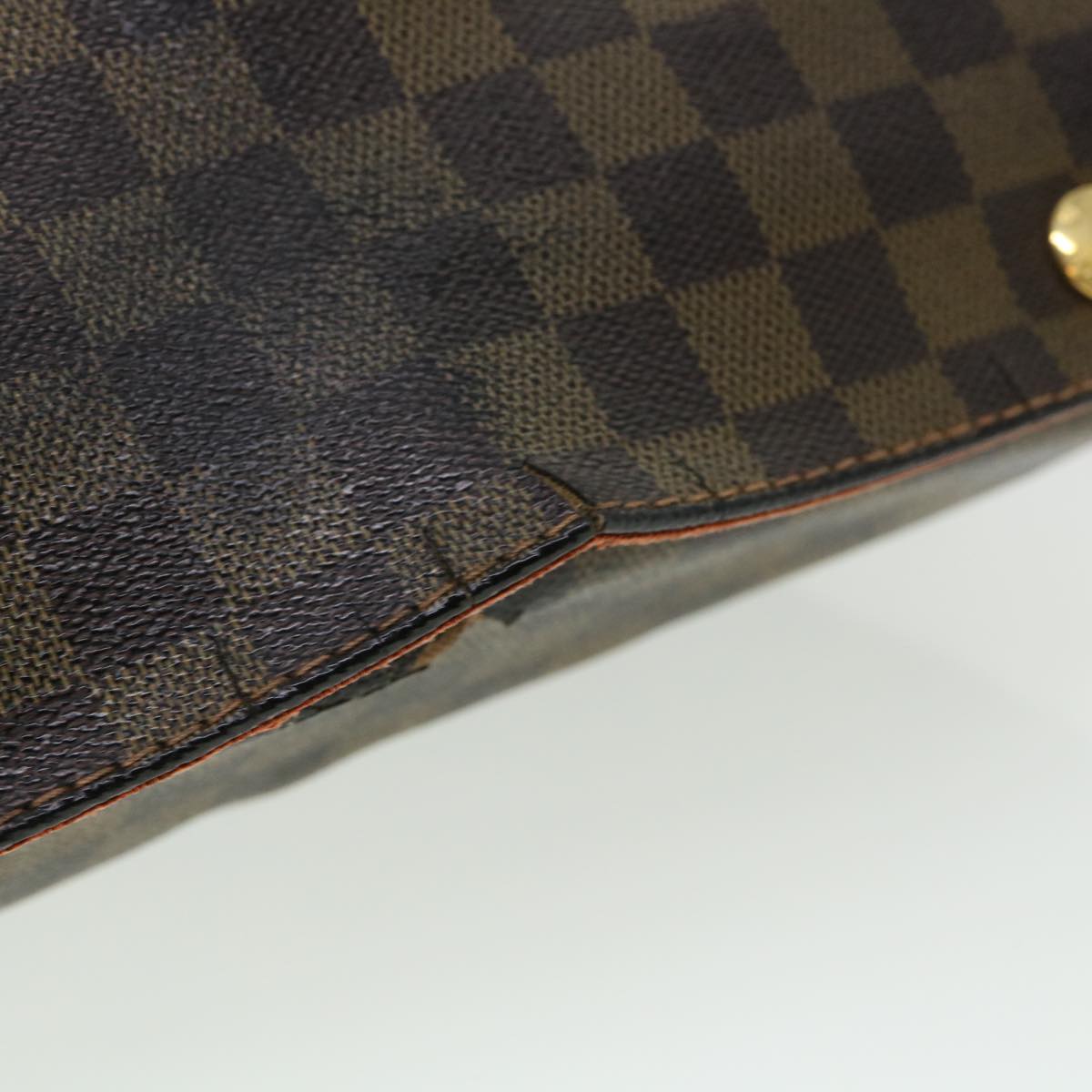 LOUIS VUITTON Damier Ebene Naviglio Shoulder Bag N45255 LV rd4406