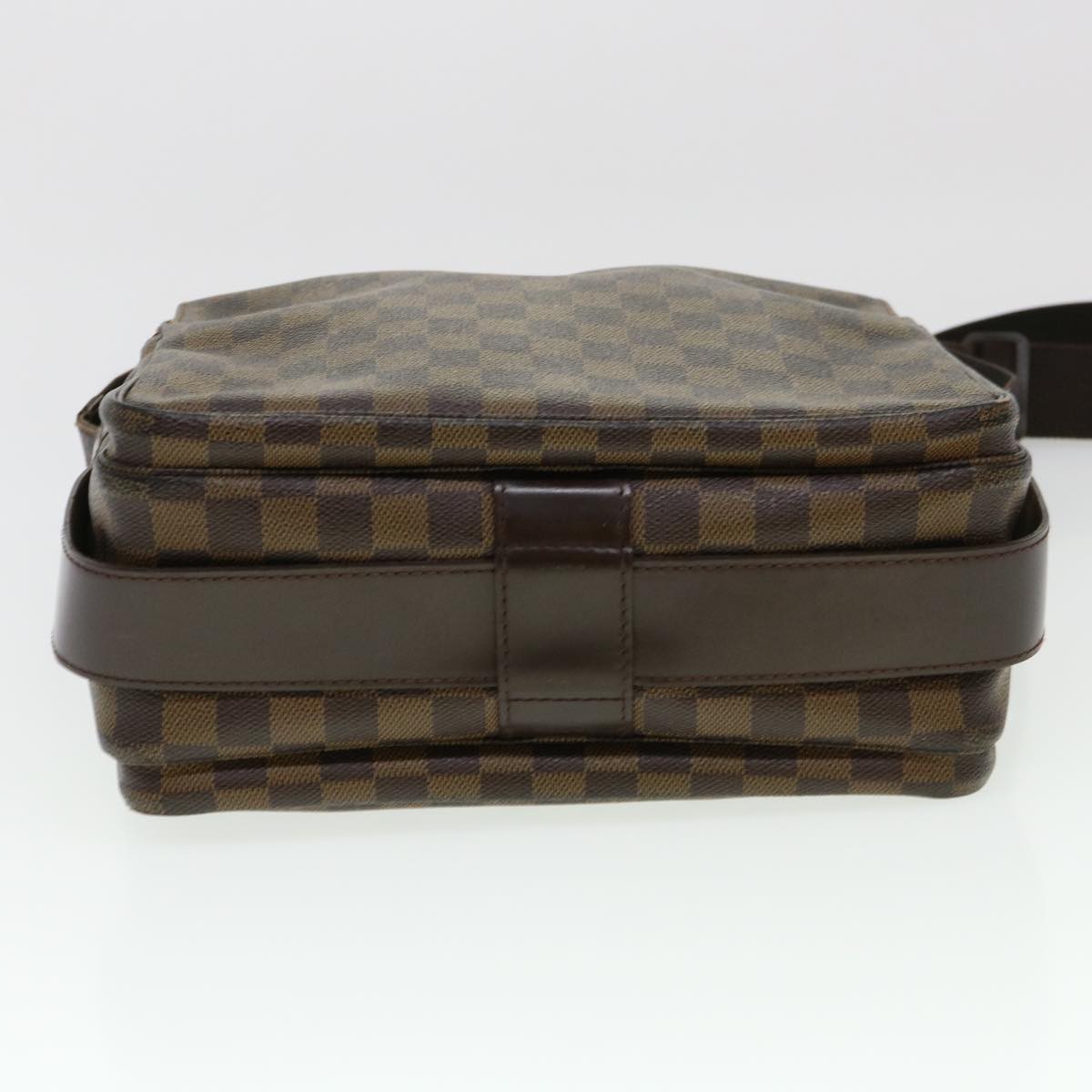LOUIS VUITTON Damier Ebene Naviglio Shoulder Bag N45255 LV rd4406