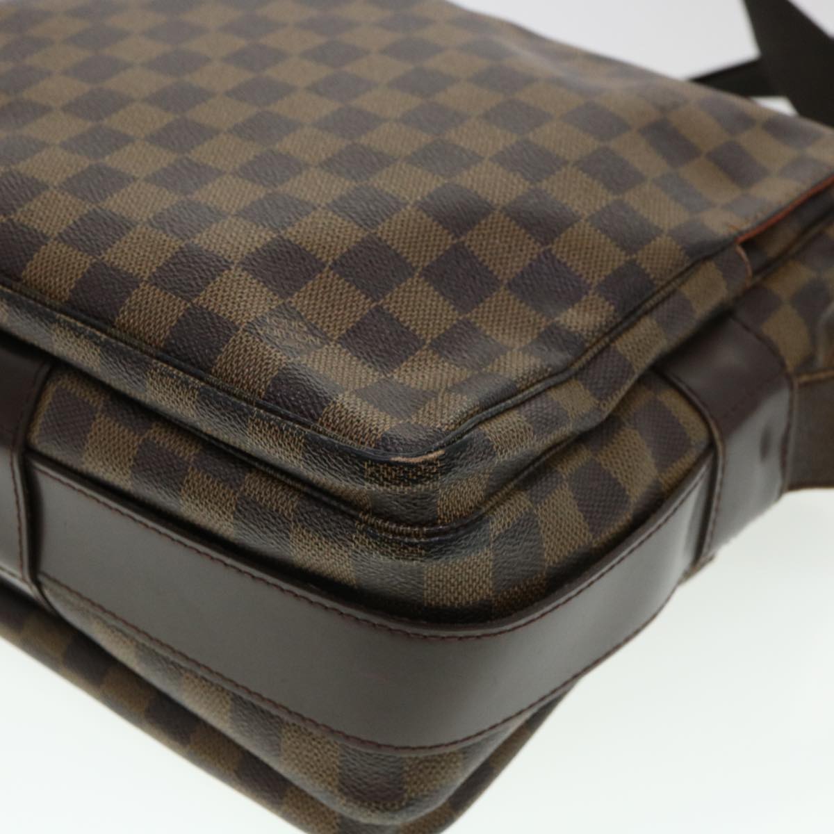 LOUIS VUITTON Damier Ebene Naviglio Shoulder Bag N45255 LV rd4406