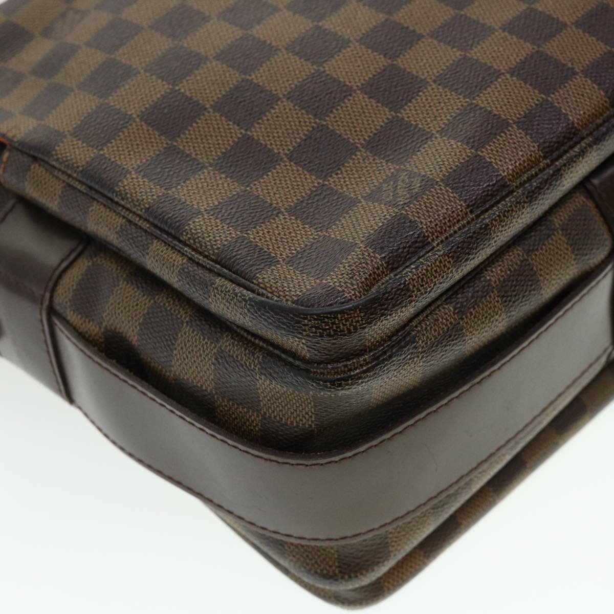 LOUIS VUITTON Damier Ebene Naviglio Shoulder Bag N45255 LV rd4406