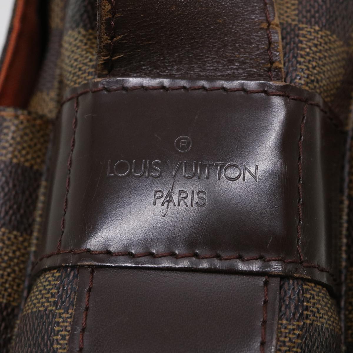 LOUIS VUITTON Damier Ebene Naviglio Shoulder Bag N45255 LV rd4406