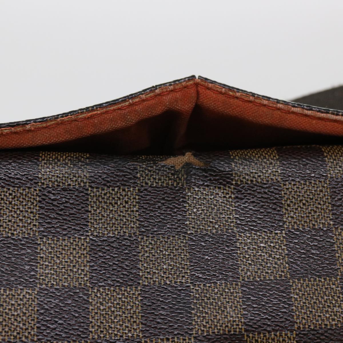 LOUIS VUITTON Damier Ebene Naviglio Shoulder Bag N45255 LV rd4406