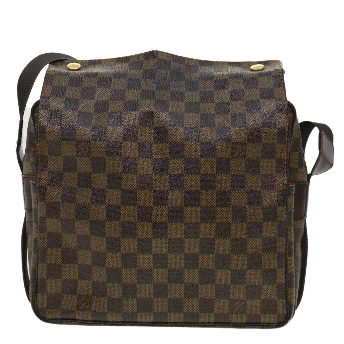 LOUIS VUITTON Damier Ebene Naviglio Shoulder Bag N45255 LV rd4406