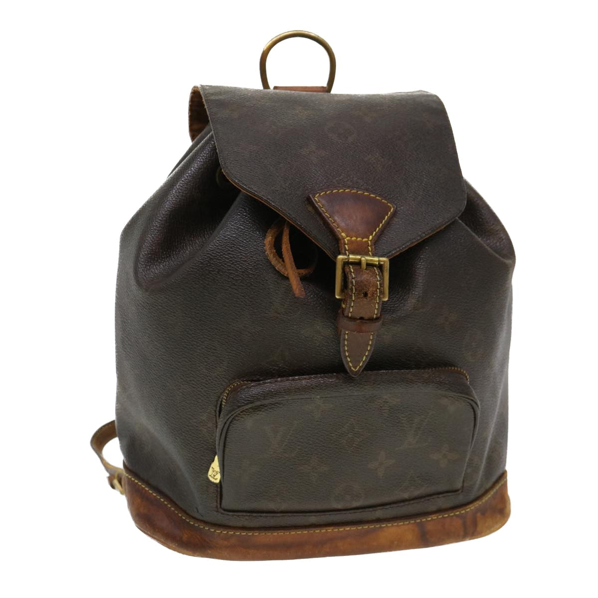 LOUIS VUITTON Monogram Montsouris MM Backpack M51136 LV rd4445