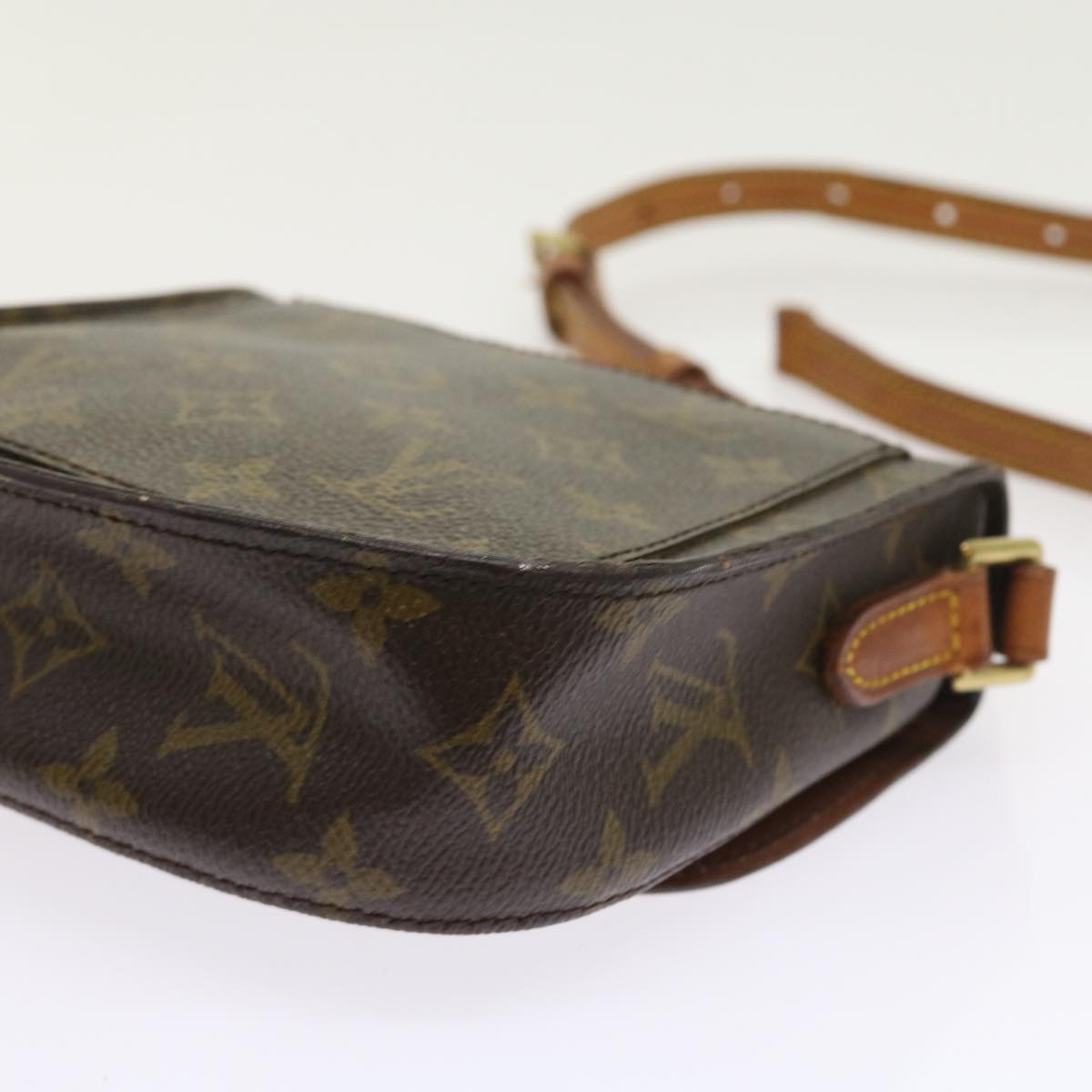 LOUIS VUITTON Monogram Saint Cloud PM Shoulder Bag M51244 LV rd4937