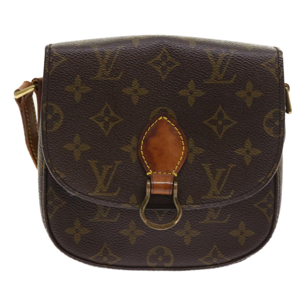 LOUIS VUITTON Monogram Saint Cloud PM Shoulder Bag M51244 LV rd4937