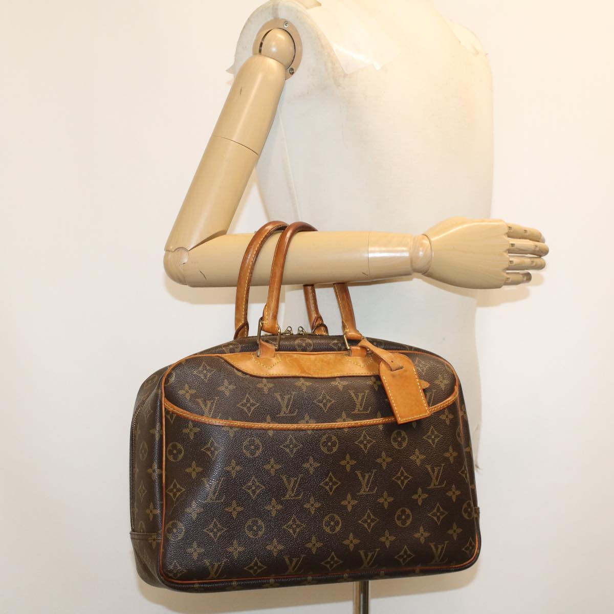 LOUIS VUITTON Monogram Deauville Hand Bag M47270 LV rd5276
