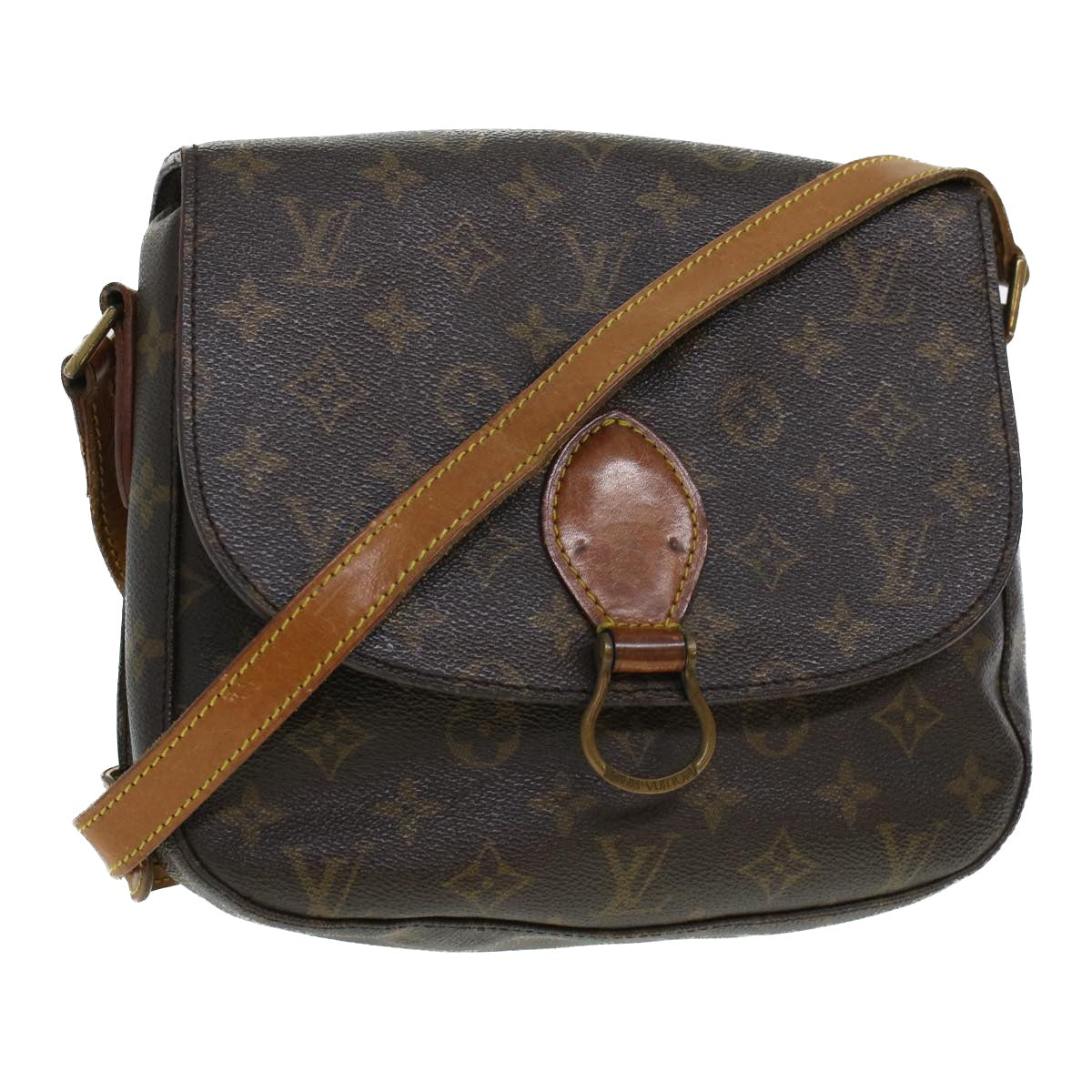 LOUIS VUITTON Monogram Saint Cloud GM Shoulder Bag M51242 LV rd5280