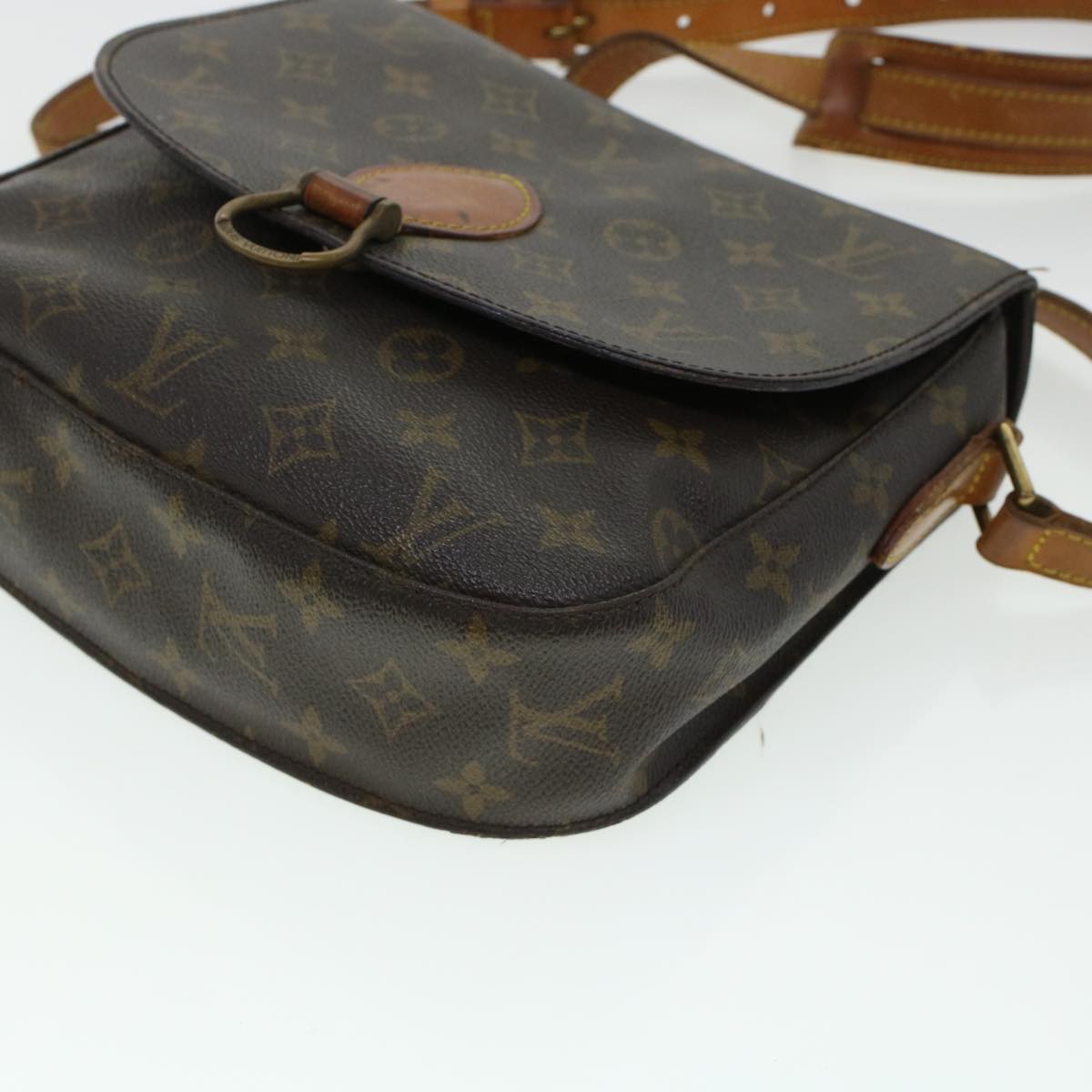 LOUIS VUITTON Monogram Saint Cloud GM Shoulder Bag M51242 LV rd5280