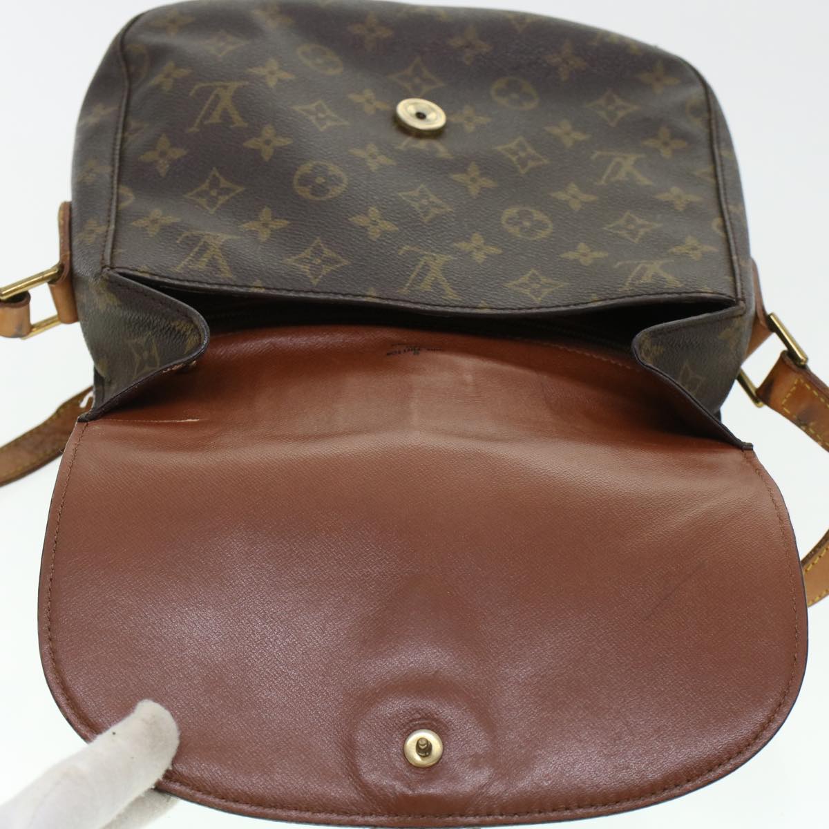 LOUIS VUITTON Monogram Saint Cloud GM Shoulder Bag M51242 LV rd5280