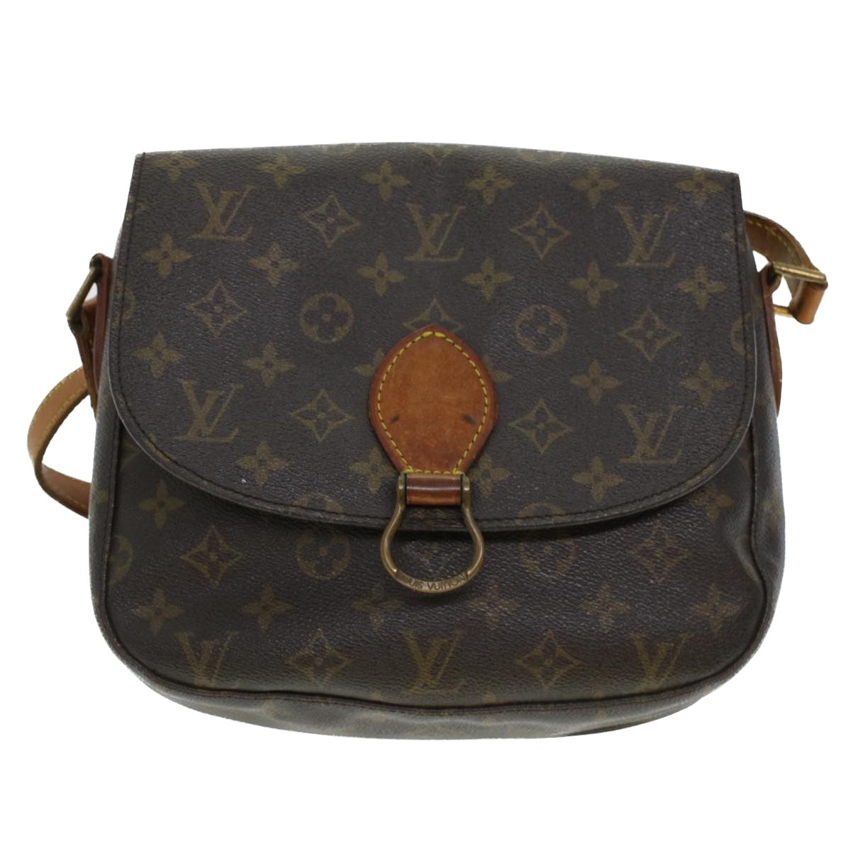 LOUIS VUITTON Monogram Saint Cloud GM Shoulder Bag M51242 LV rd5280