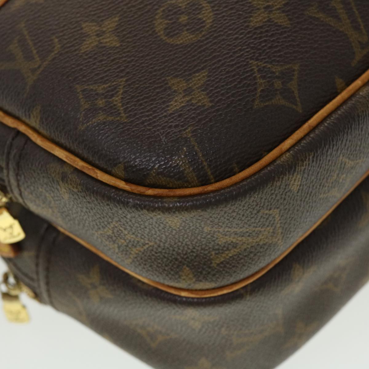LOUIS VUITTON Monogram Reporter PM Shoulder Bag M45254 LV rd5286