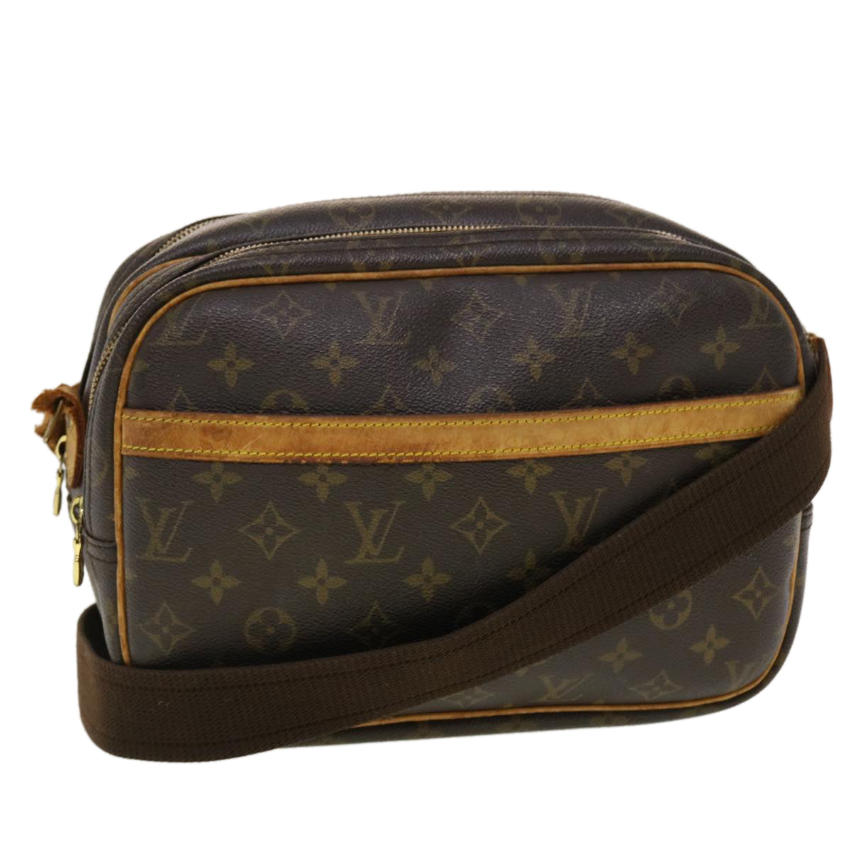 LOUIS VUITTON Monogram Reporter PM Shoulder Bag M45254 LV rd5286