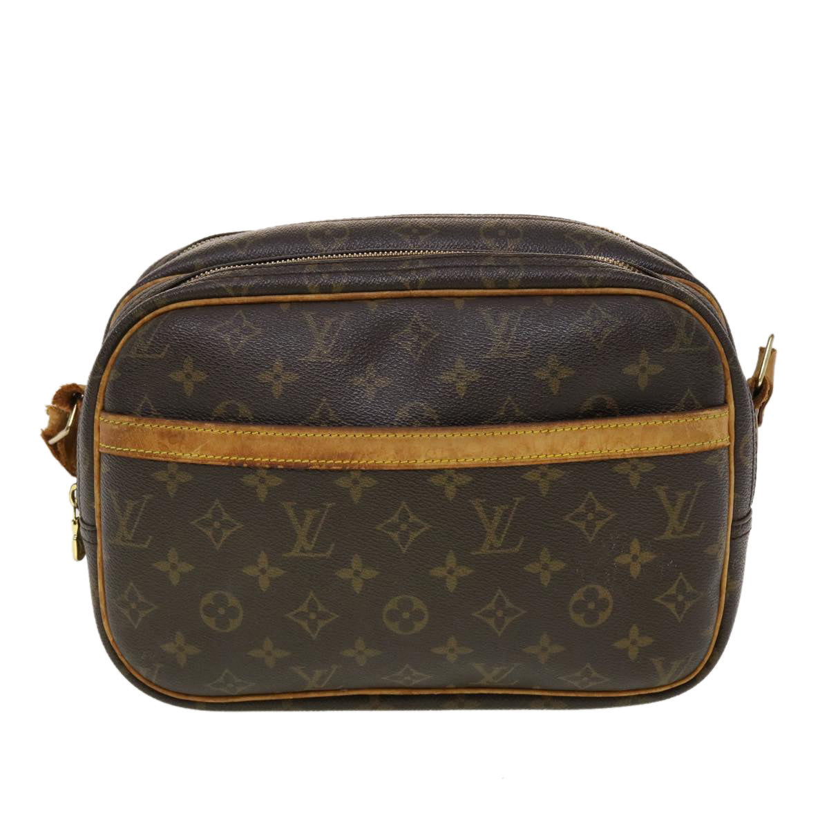 LOUIS VUITTON Monogram Reporter PM Shoulder Bag M45254 LV rd5286