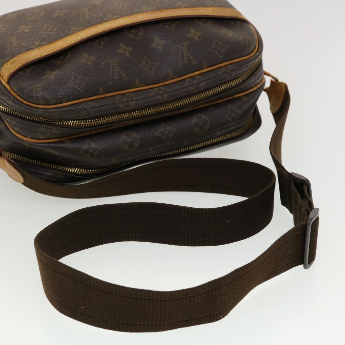 LOUIS VUITTON Monogram Reporter PM Shoulder Bag M45254 LV rd5286
