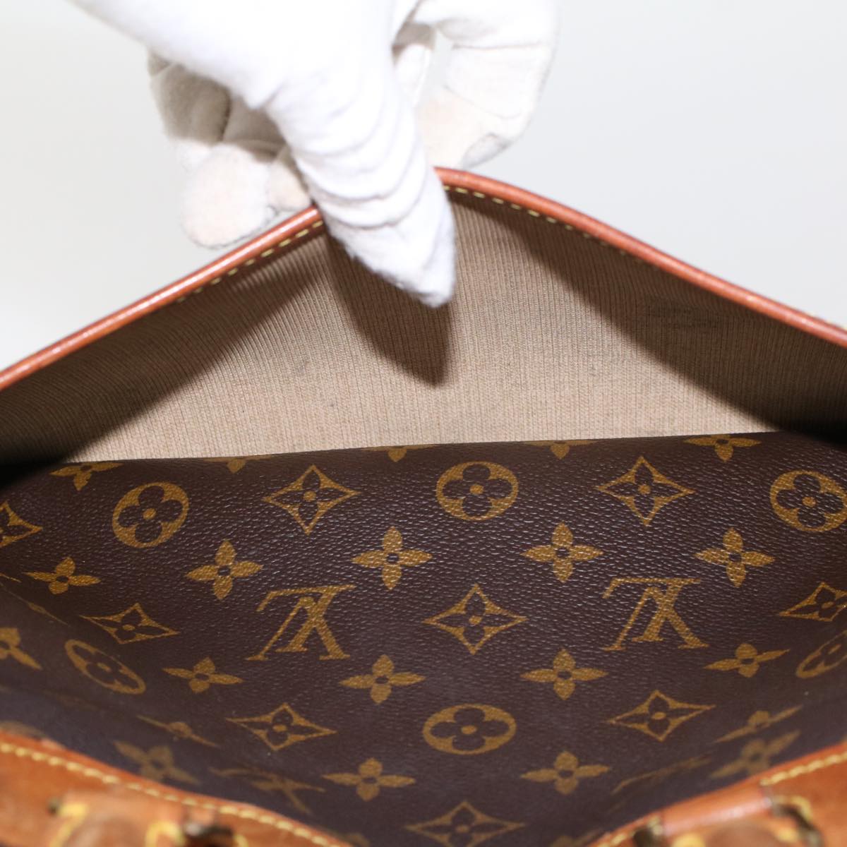 LOUIS VUITTON Monogram Deauville Hand Bag M47270 LV rd5288