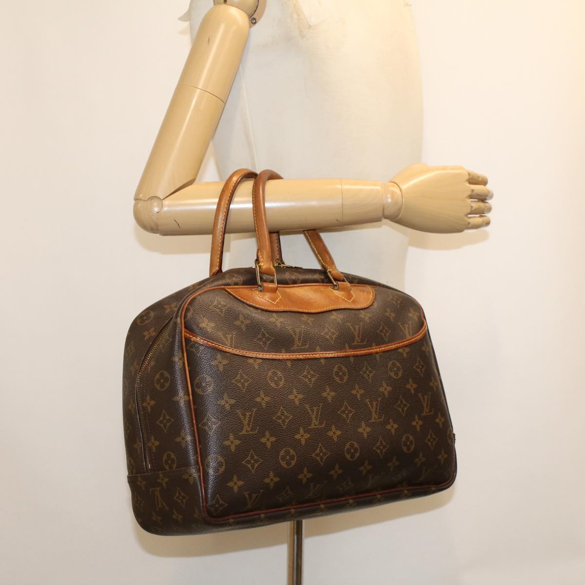 LOUIS VUITTON Monogram Deauville Hand Bag M47270 LV rd5288