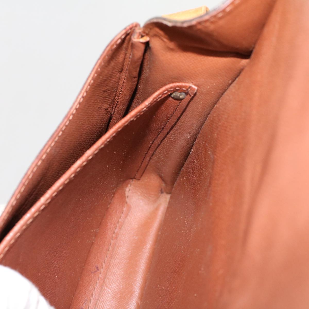 LOUIS VUITTON Monogram Cartouchiere MM Shoulder Bag M51253 LV rd5290