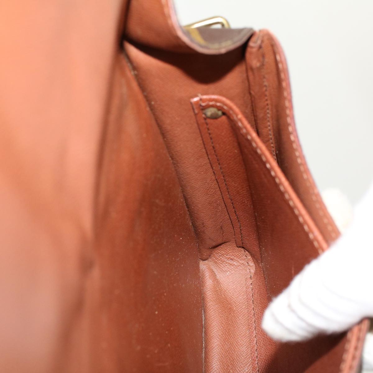 LOUIS VUITTON Monogram Cartouchiere MM Shoulder Bag M51253 LV rd5290